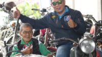 Ridwan Kamil Bonceng Legenda Hidup Pembalap Indonesia Keliling Kota Mataram, Ingatkan Kenangan Manis Tjetjep