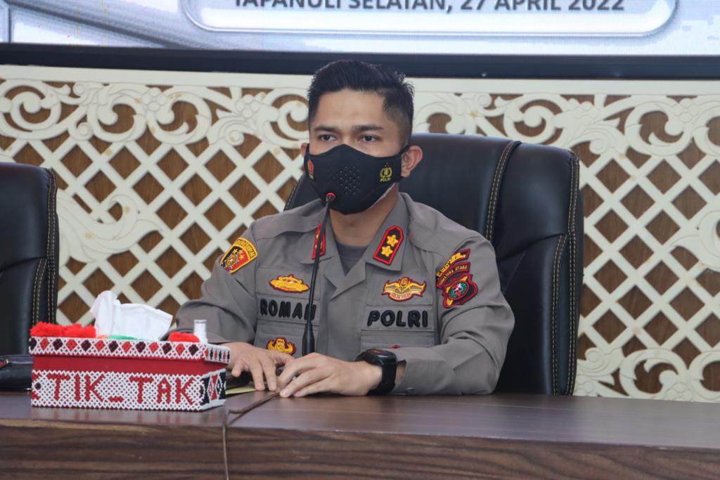 Kapolres Tapsel ingatkan jajarannya perhatikan kelengkapan Pos Pam Lebaran