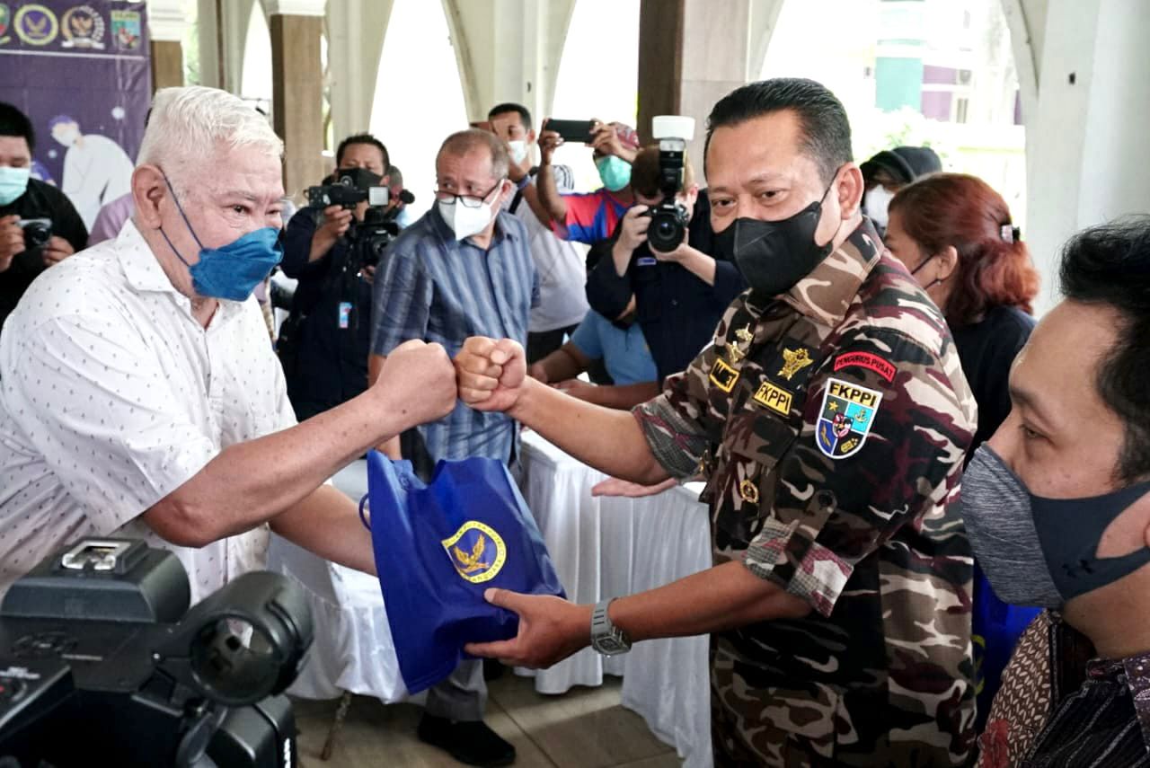 Bamsoet Apresiasi Pelaksanaan Vaksin Booster oleh P3AU, TNI AU dan FKPPI