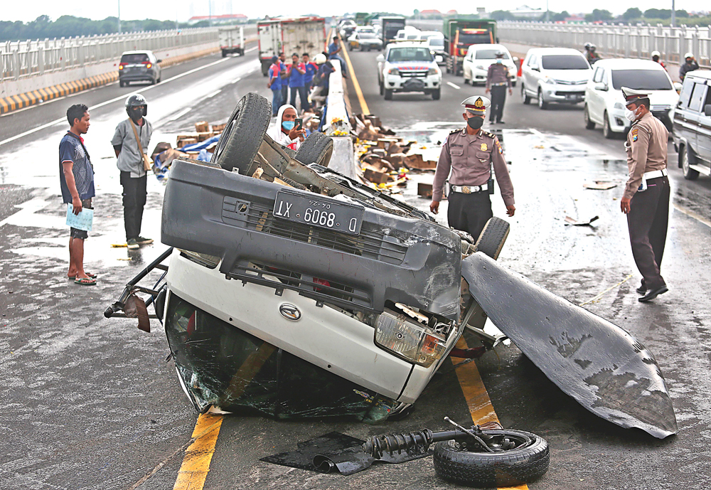 Ilustrasi kecelakaan