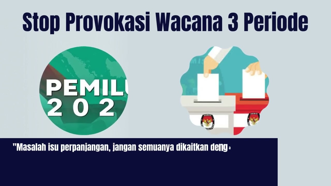  Jangan Termakan Hoaks, Doli :  Stop Provokasi Wacana 3 Periode  Karena Jadwal Pemilu Sudah Ditetapkan