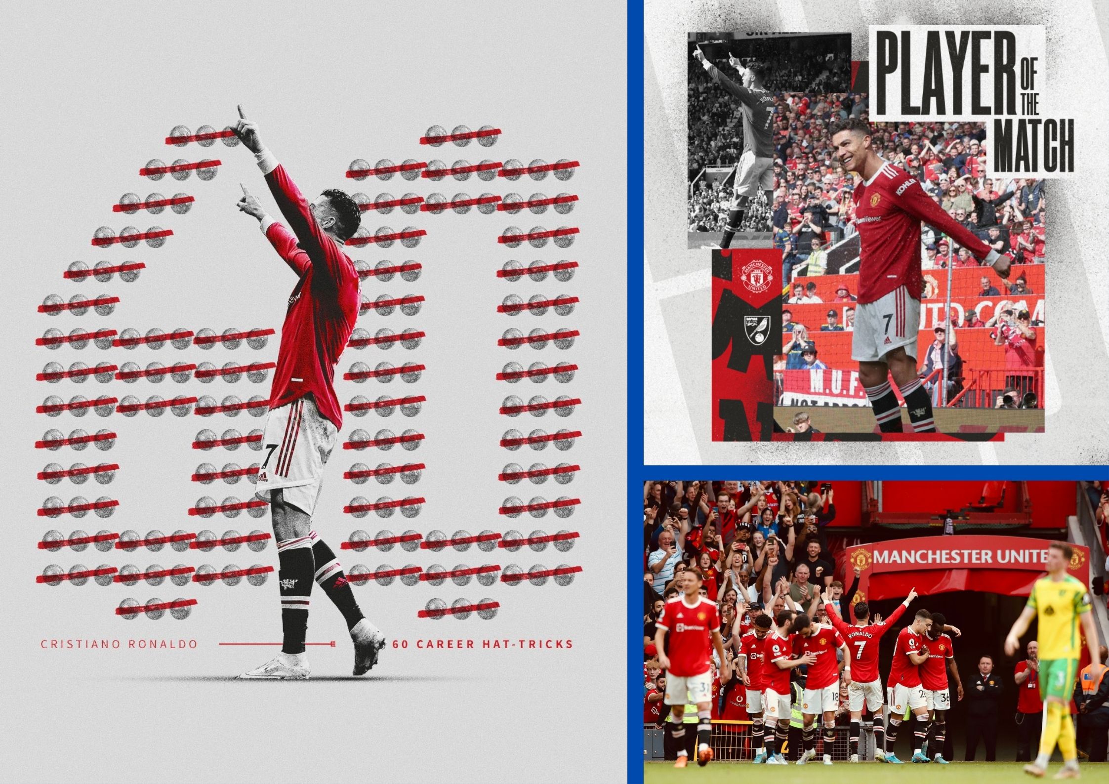 Ini Komentar Cristiano Ronaldo soal Hattrick Ke-60