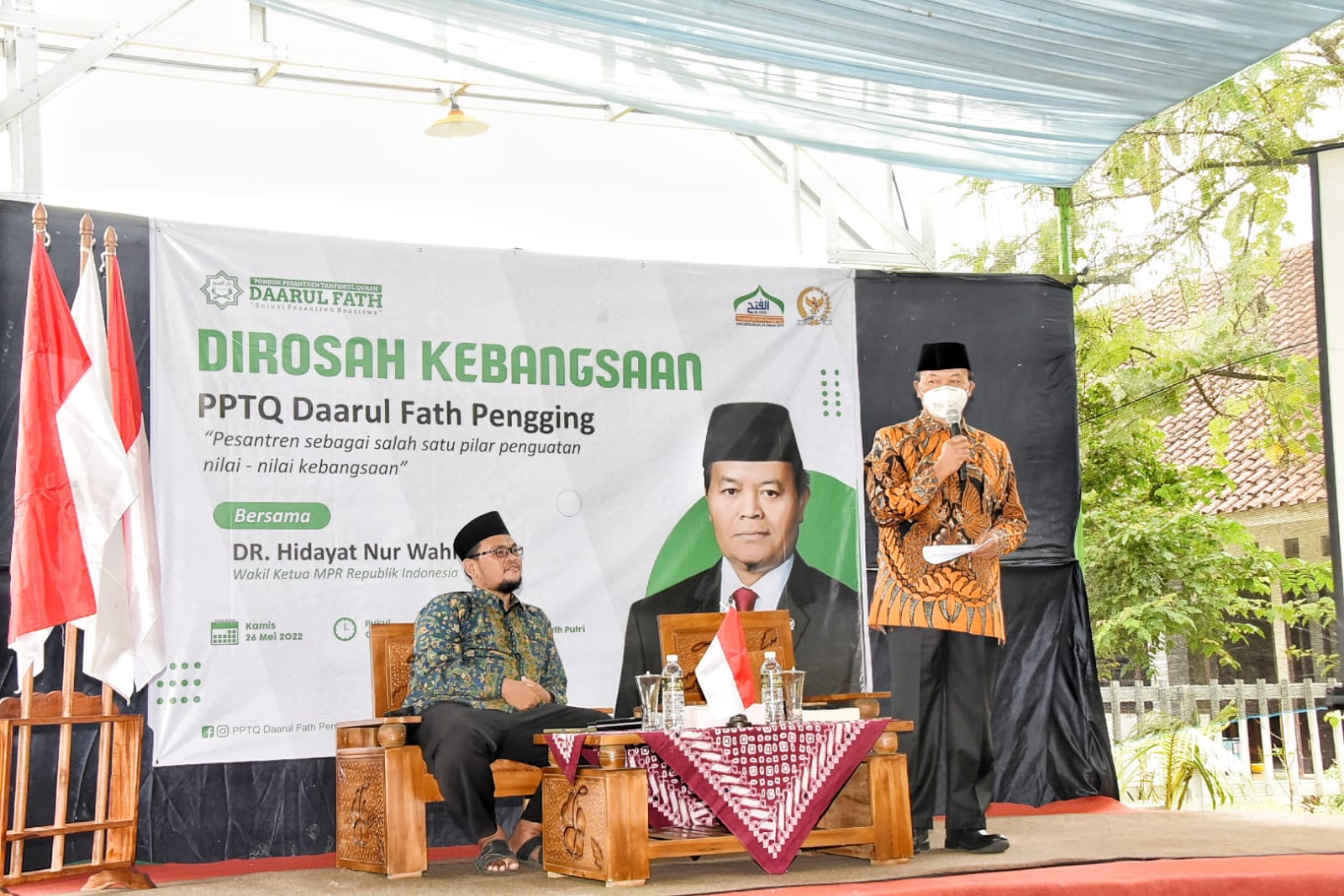 Dirosah Kebangsaan Di Pesantren Daarut Fath, HNW: Umat Islam Harus Memahami Keberagaman Dan Bekerja Sama Dengan Kelompok Manapun