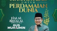 Muhaimin Iskandar holds a joint prayer for world peace