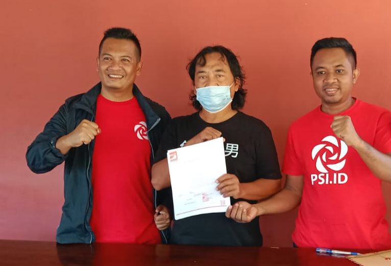 Gema Lazuardi Appointed as Chairman of the East Lombok PSI DPD to replace Ilham Jauhari