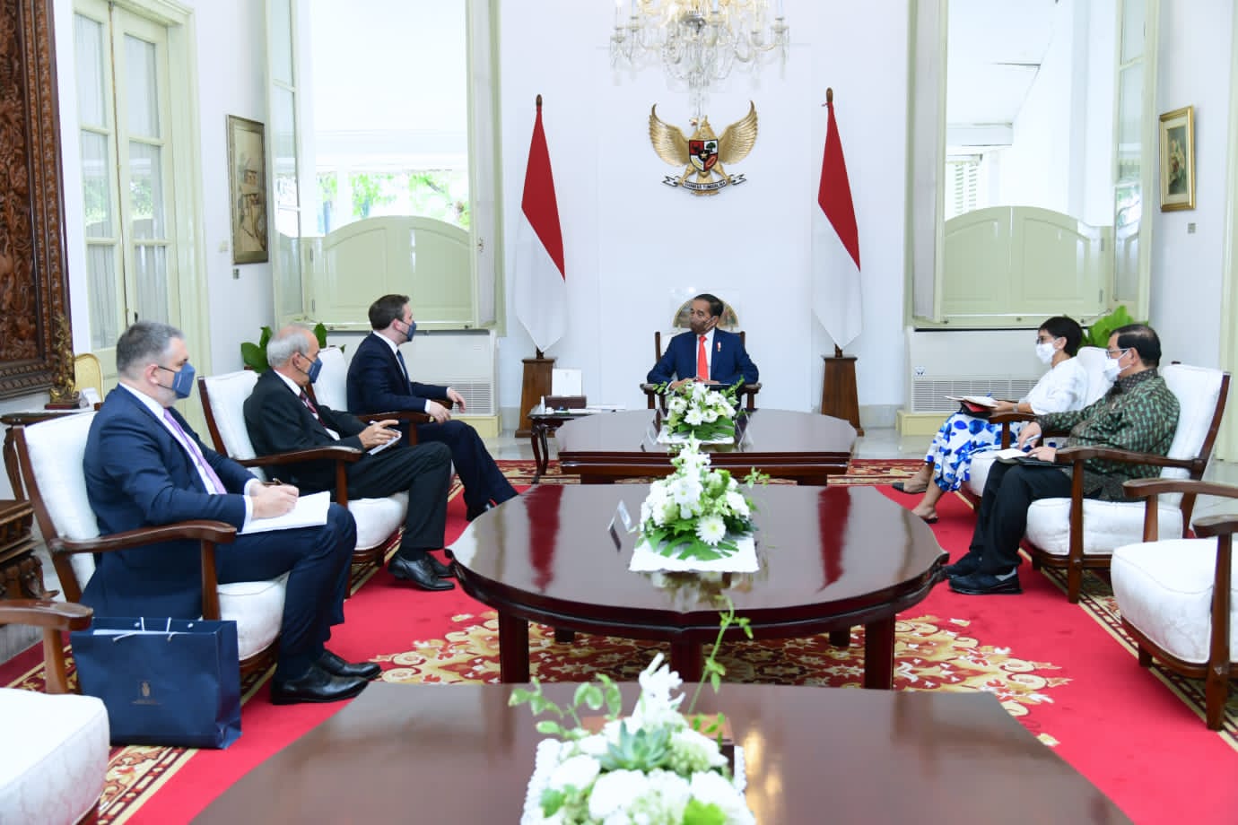 President Jokowi Receives Honorary Visit of Serbian Foreign Minister