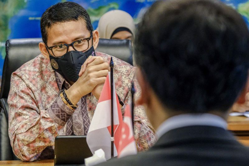 Menparekraf Sandiaga ajak Singapura kolaborasi pariwisata dan ekonomi kreatif