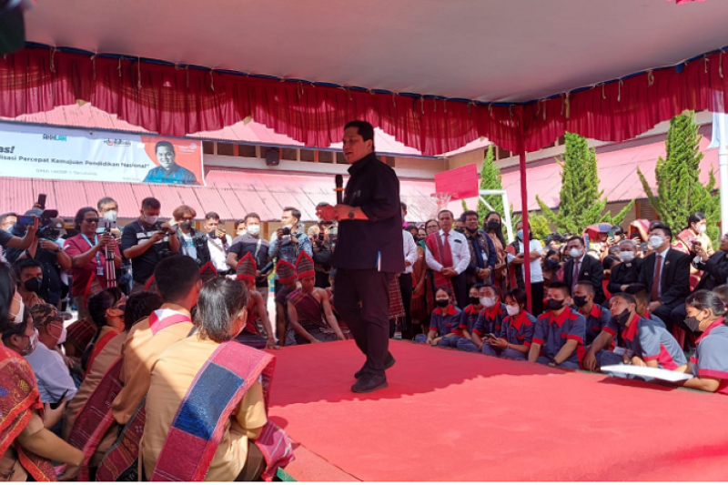 Erick Thohir encourages the acceleration of the use of digitalization in education