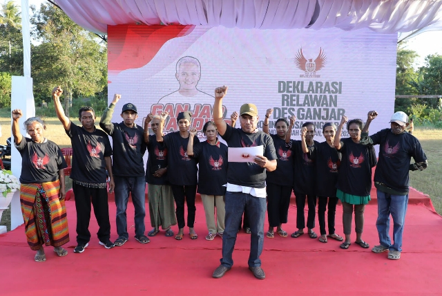 Des Ganjar NTT Deklarasi Dukung Gubernur Jateng Maju Capres 2024