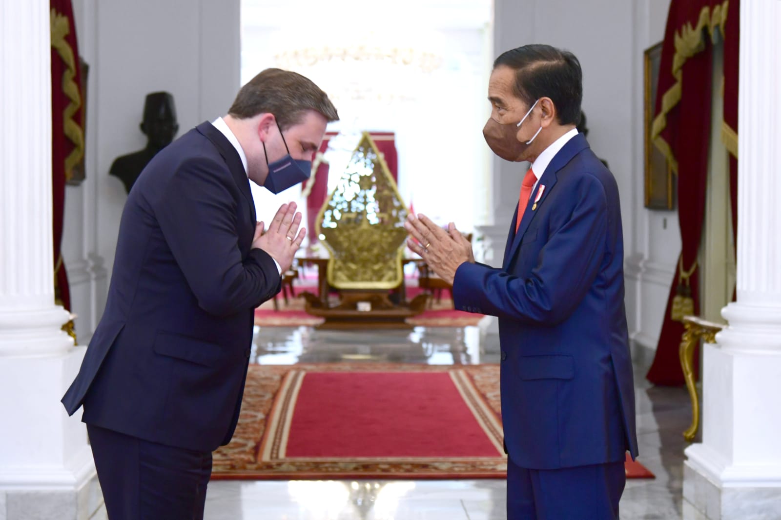 Presiden Jokowi Terima Kunjungan Kehormatan Menlu Serbia Nikola Selakovic