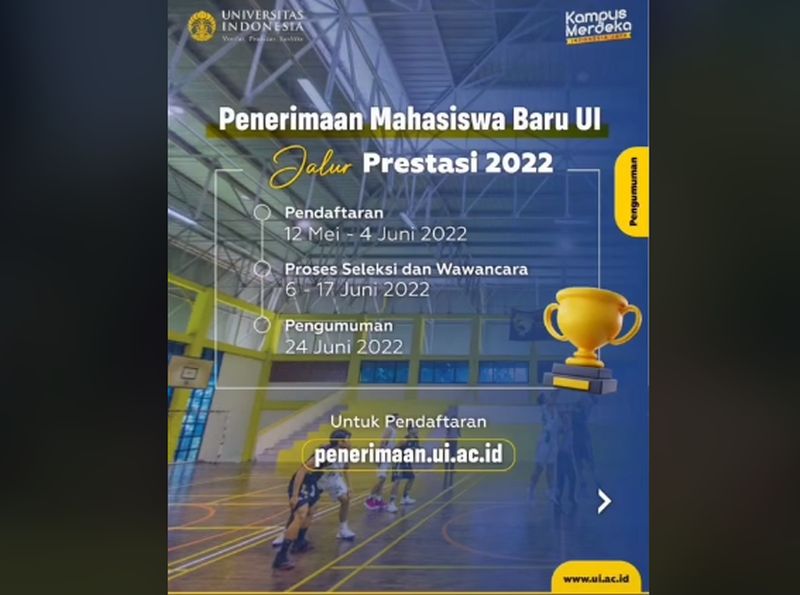 UI applies new student admissions through the achievement path