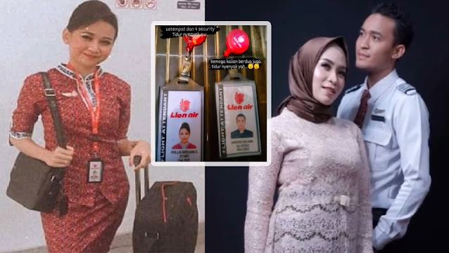 Viral ...!, This is the pilot who was raided by the wife when checking in with the Lion Air flight attendant