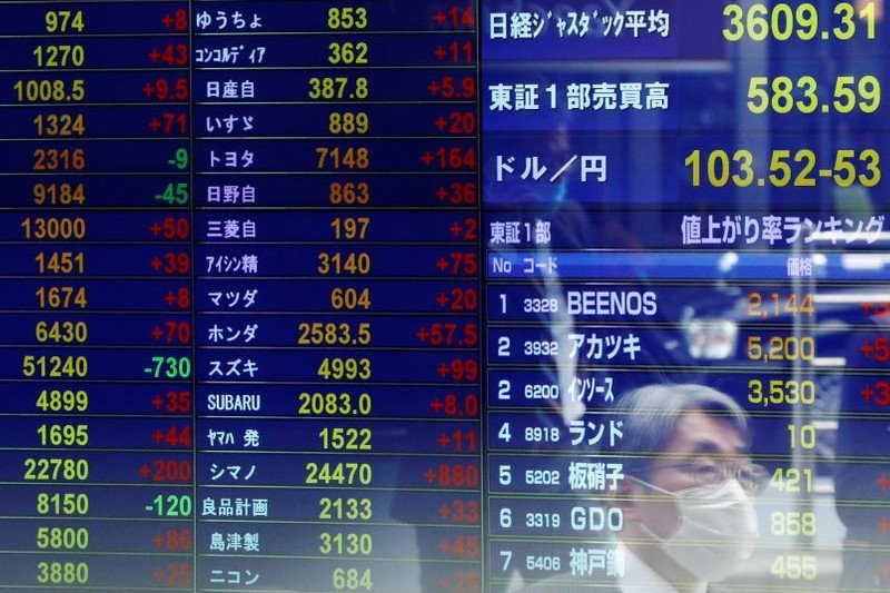 Saham Asia capai terendah 2 tahun karena kekhawatiran suku bunga naik