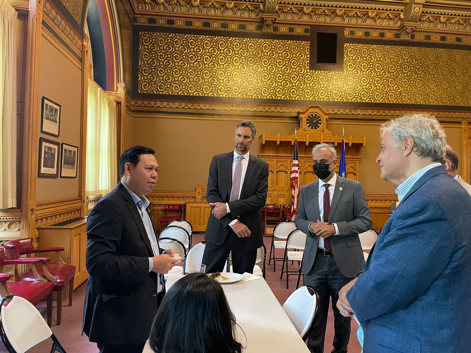 Sultan Bicara Penguatan Lembaga DPD RI di Negara Bagian Connecticut AS