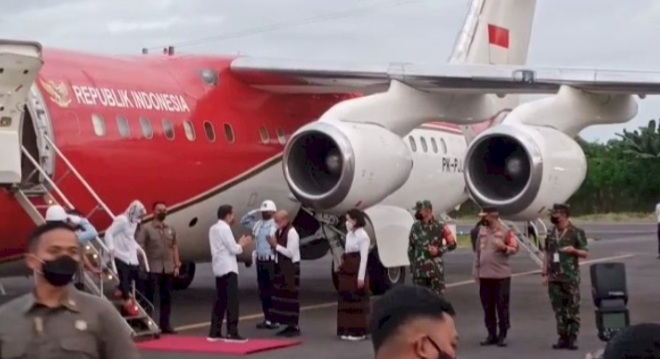 Malam Ini Presiden Jokowi Nginap di Ende, NTT