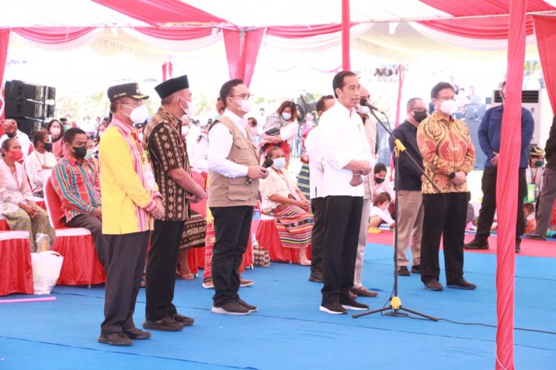 Presiden Jokowi apresiasi teknologi pengolahan bambu di Ngada