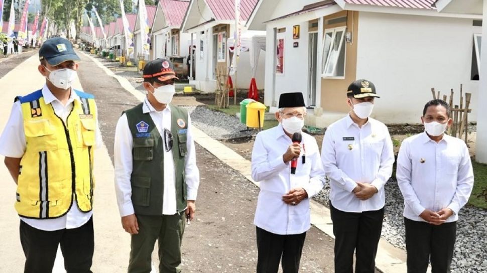 Wapres Minta Hunian Tetap Bagi Korban Erupsi Semeru Agar DirawatDengan Baik