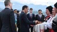 Presiden Jokowi Dan Ibu Negara Iriana Tiba di Moskow Rusia
