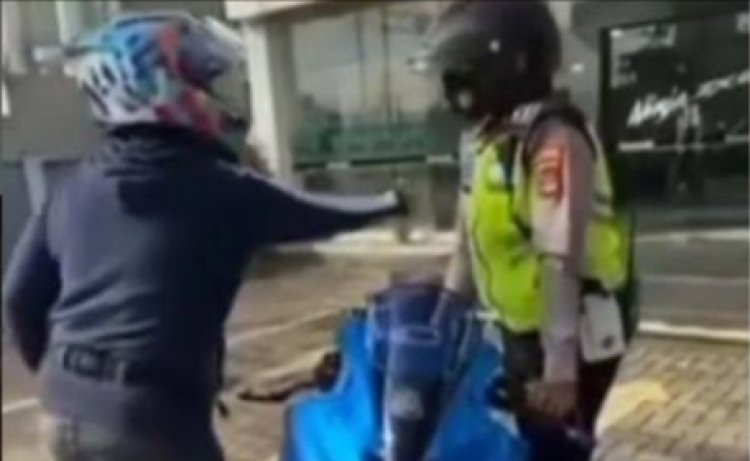 Ternyata Video Viral Soal Tilang Di Depan Dealer, Tidak Benar, Begini Kebenarannya