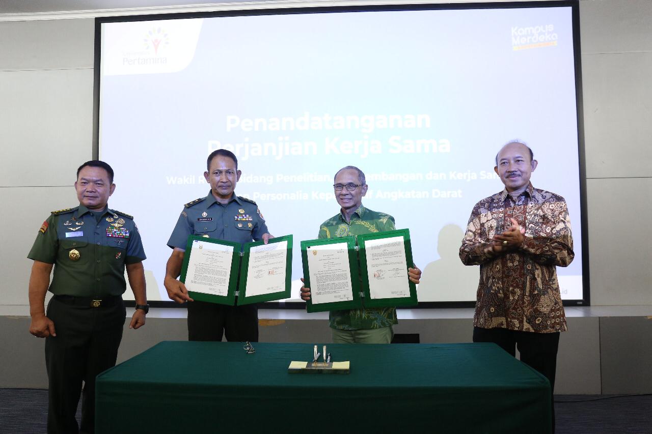 KASAD Jendral Dudung dan Universitas Pertamina Buka Beasiswa