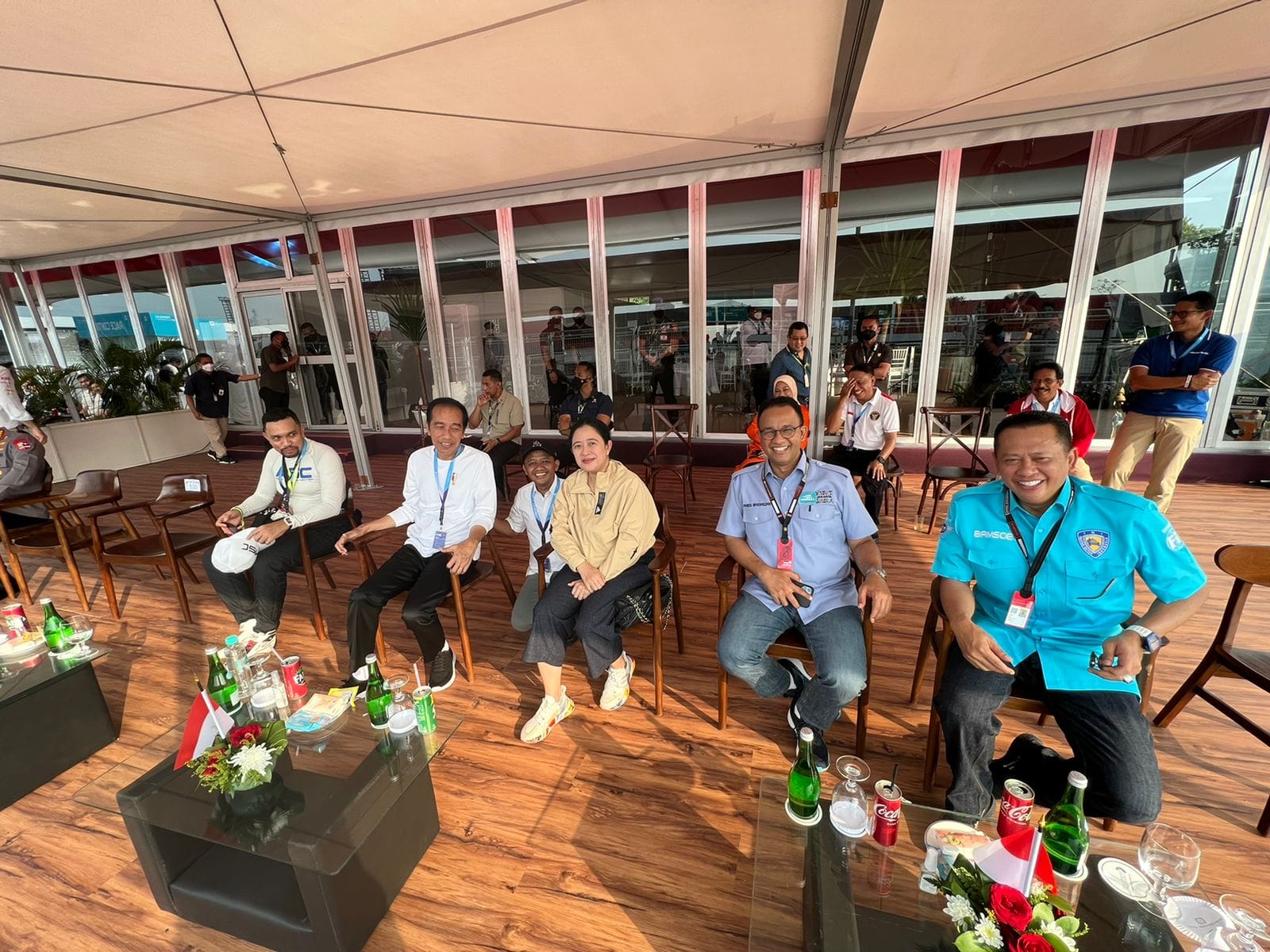 Fulfilling the Invitation of the Governor of DKI, Puan Watches Formula E Race