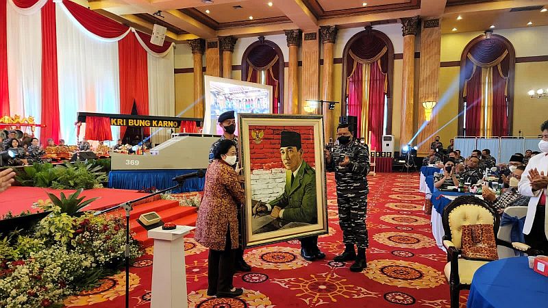 Megawati Resmikan KRI Bung Karno, KSAL : Cita-Cita Beliau Bawa Indonesia Bangsa Pelaut