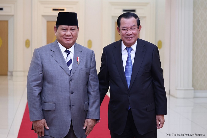 Prabowo Bertemu PM Kamboja, Bahas Kerjasama di ASEAN