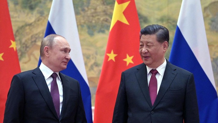 Putin & Xi Jinping Kian Mesra, Rusia Dukung China soal Taiwan