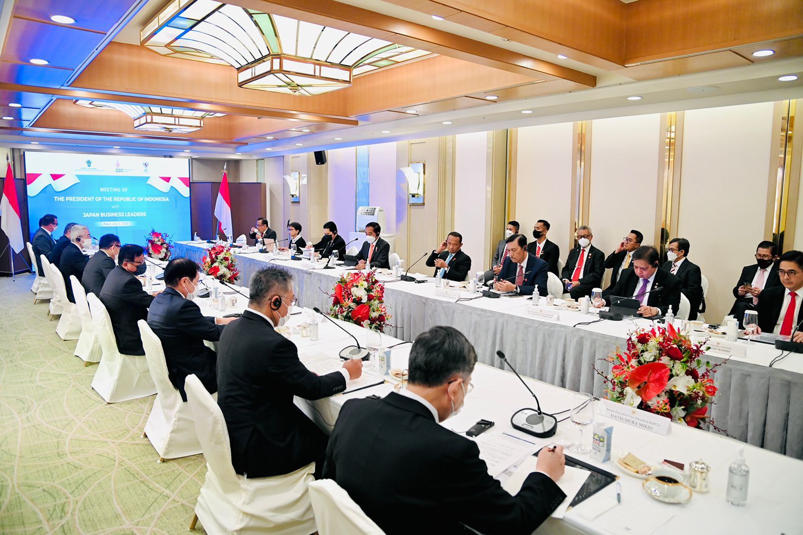 Dihadapan Para Pengusaha Jepang, Presiden Jokowi Sebut Indonesia Tempat Investasi Terbaik