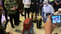 Jemaah Asal Jabar Embarkasi Bekasi Tiba Di bandara Soekarno Hatta