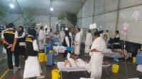 The first day of the congregation from Indonesia in Arafah Experiencing heat stroke