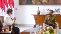 Presiden Jokowi Terima Delegasi IMF di Istana Bogor