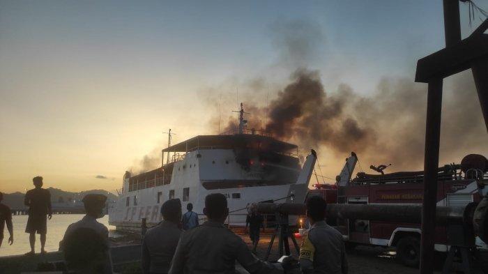 KMP Nusa Penida Terbakar, 1 Orang Tewas