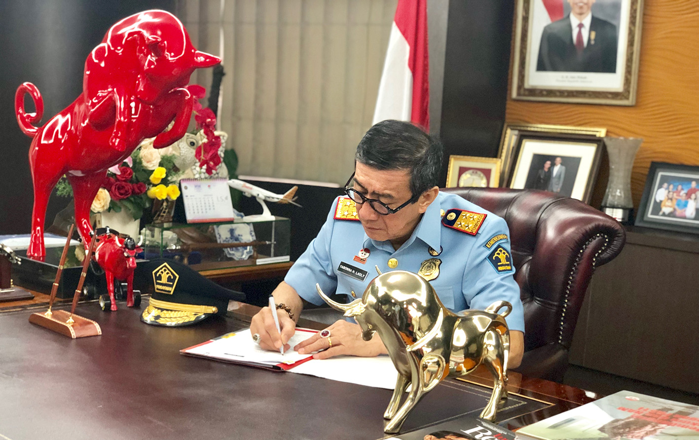 Ministry of Law and Human Rights Yasonna Laoly Issues 'Second Home' Visa