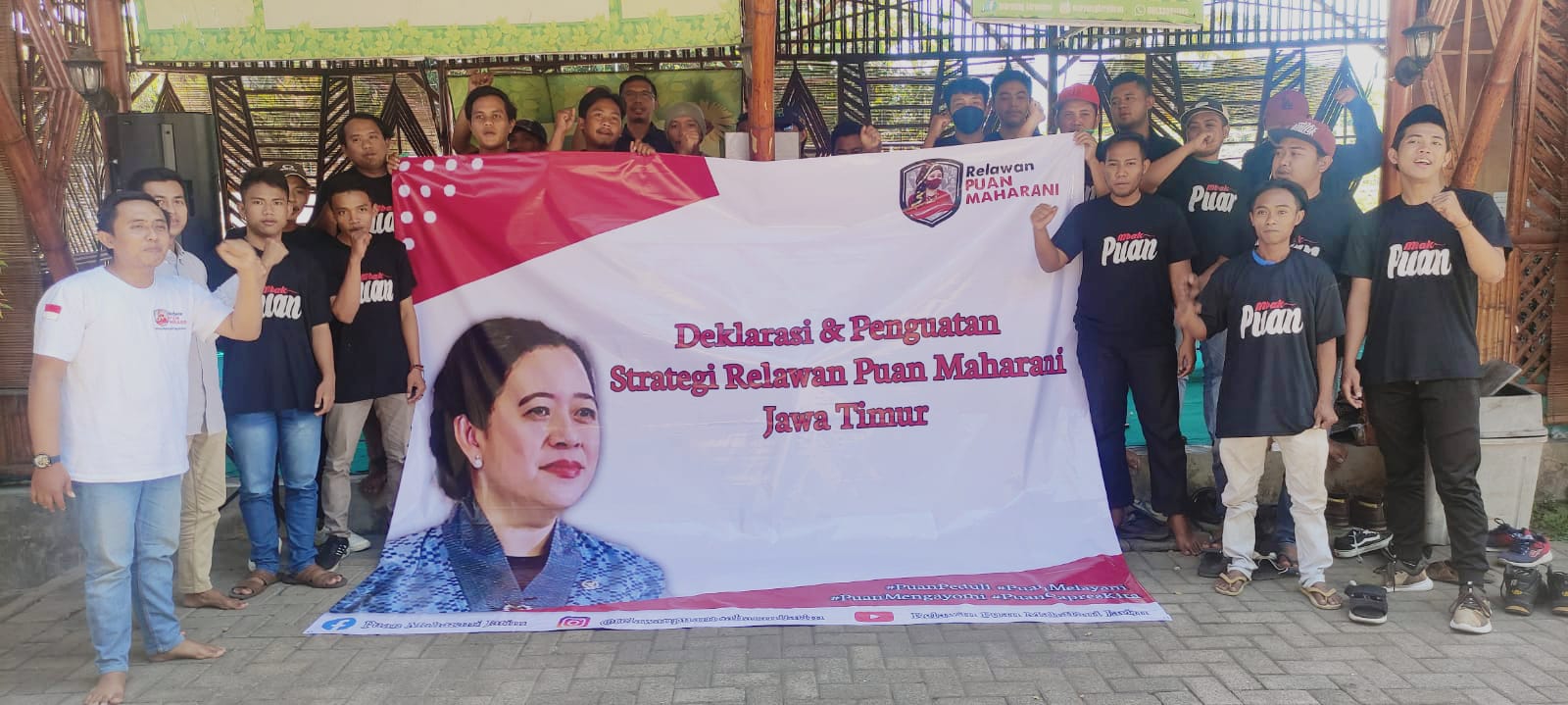 East Java Volunteers Are Crowded To Support Puan Candidate 2024