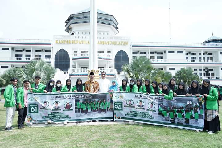 Bupati Labusel Edimin sambut peserta KKN dan KKL