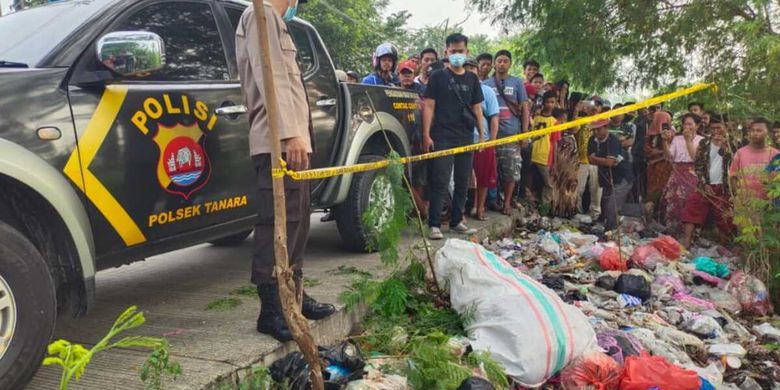 Polres Serang temukan mayat wanita dalam karung di tempat sampah