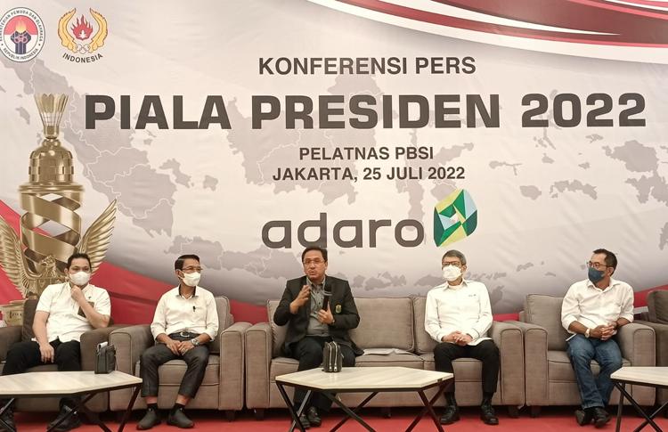 Piala Presiden bulu tangkis sediakan hadiah lebih dari Rp1 miliar