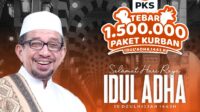 Jazuli Juwaini : Seluruh Anggota Legislatif PKS se-Indonesia Sukseskan Program PKS Tebar 1,5 Juta Paket Kurban