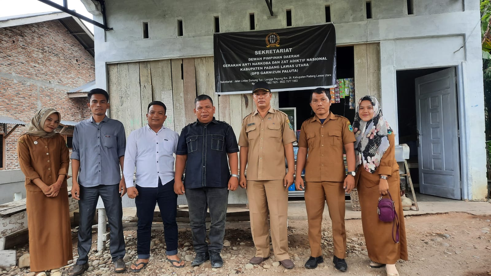 Kesbangpol Tinjau Kantor Sekretariat Garnizun Paluta
