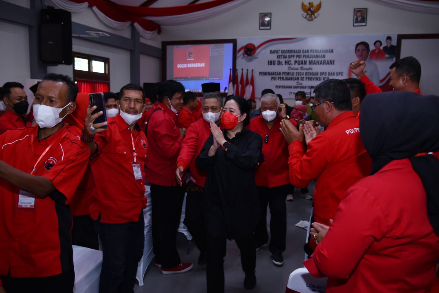Konsolidasi Partai di NTB, Puan Minta Kader Solid Agar PDIP Bisa Hattrick Menang Pemilu