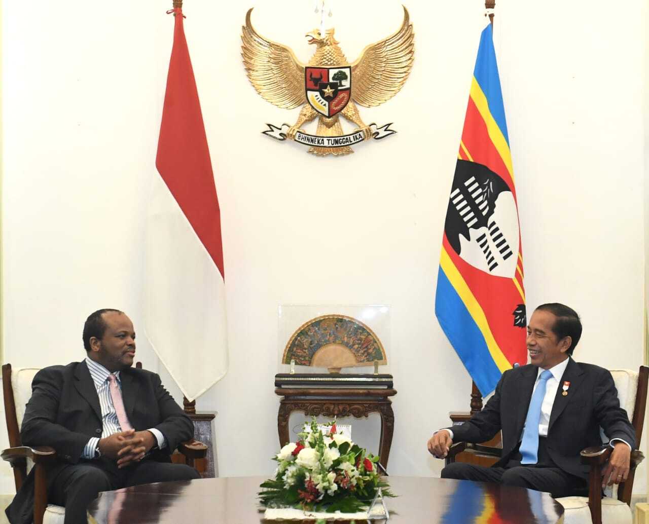 Presiden Jokowi Bertemu Raja Eswatini Bahas Peningkatan Ekonomi