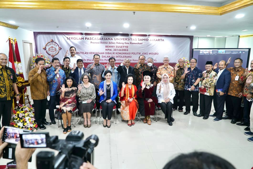 Ketua MPR RI Bamsoet Apresiasi Romo Benny Susetyo Raih Gelar Doktor Bidang Ilmu Komunikasi