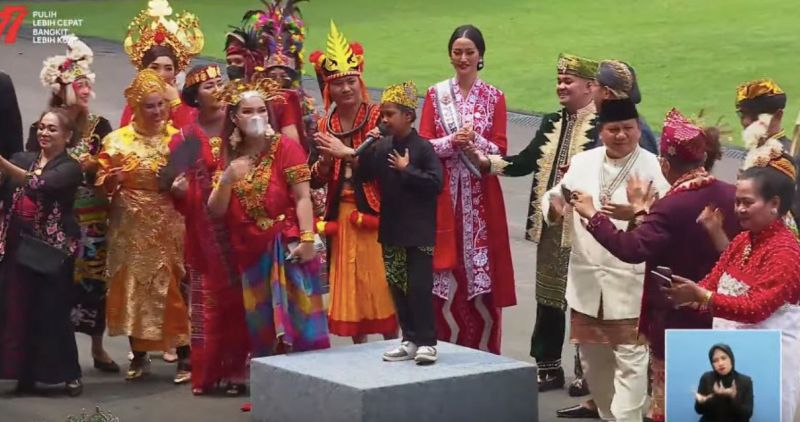 Guyon Prabowo Usai Joget Ojo Dibandingke di Depan Jokowi: Beliau Izinkan