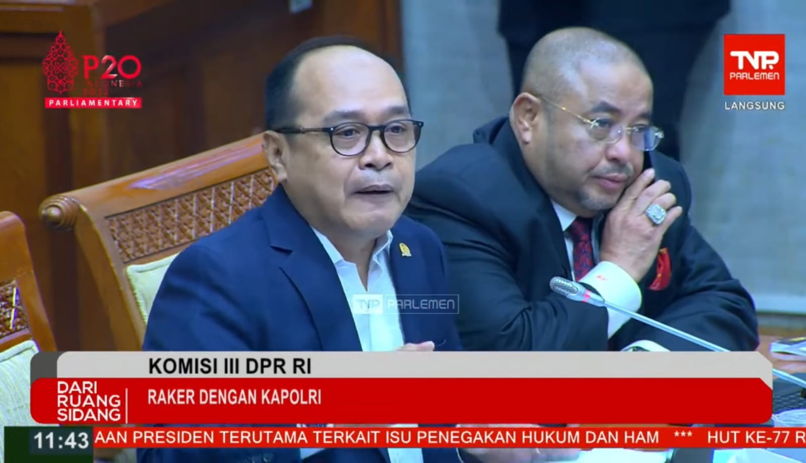 Saat RDP Dengan Kapolri Habib Telpon Seseorang Dengan Panggilan Sayang "kiss" , Fahri Hamzah: Rapat Parlemen Itu Serius Bukan Ajang Sayang sayangan