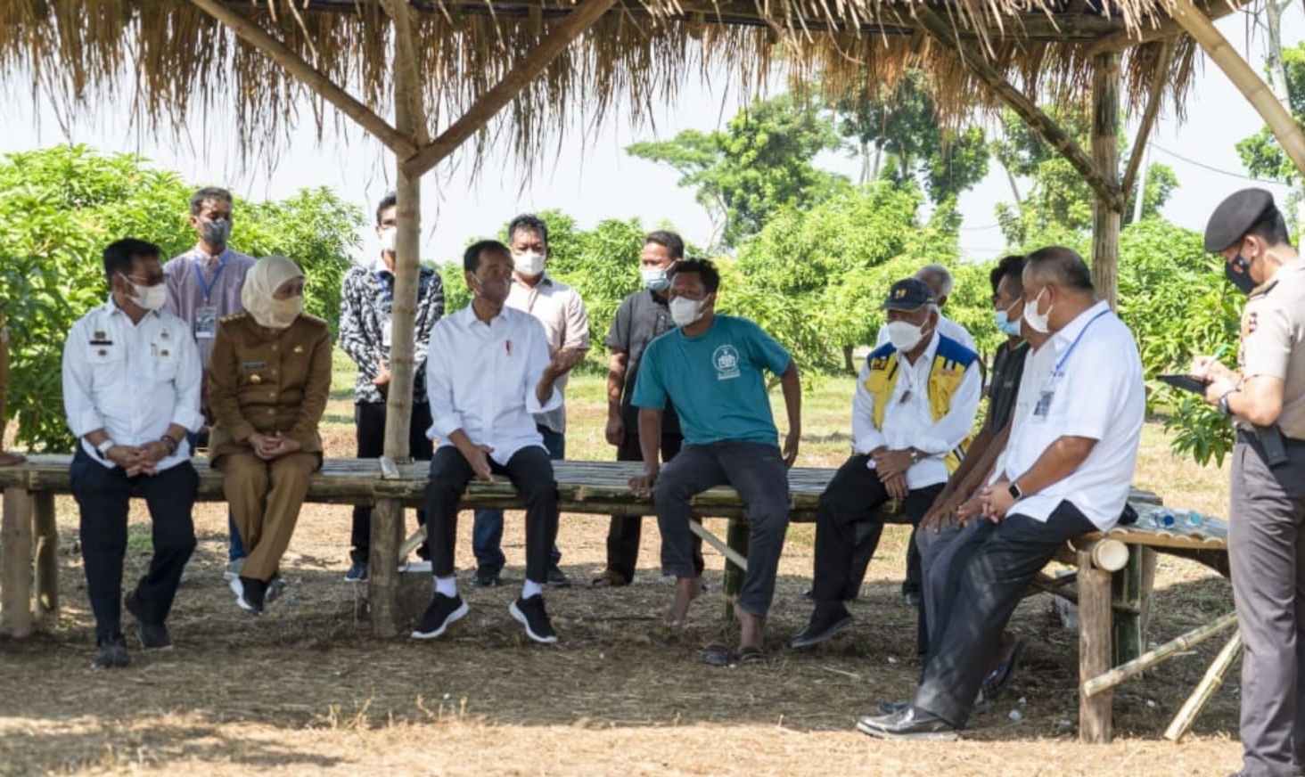 Resmikan Lumbung Sukodono, Presiden Jokowi Target Ekspor Buah Mangga