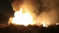 lahan Kosong Terbakar di Bekasi Akibat Faktor Cuaca Panas, Lahan Kosong di Bekasi Terbakar