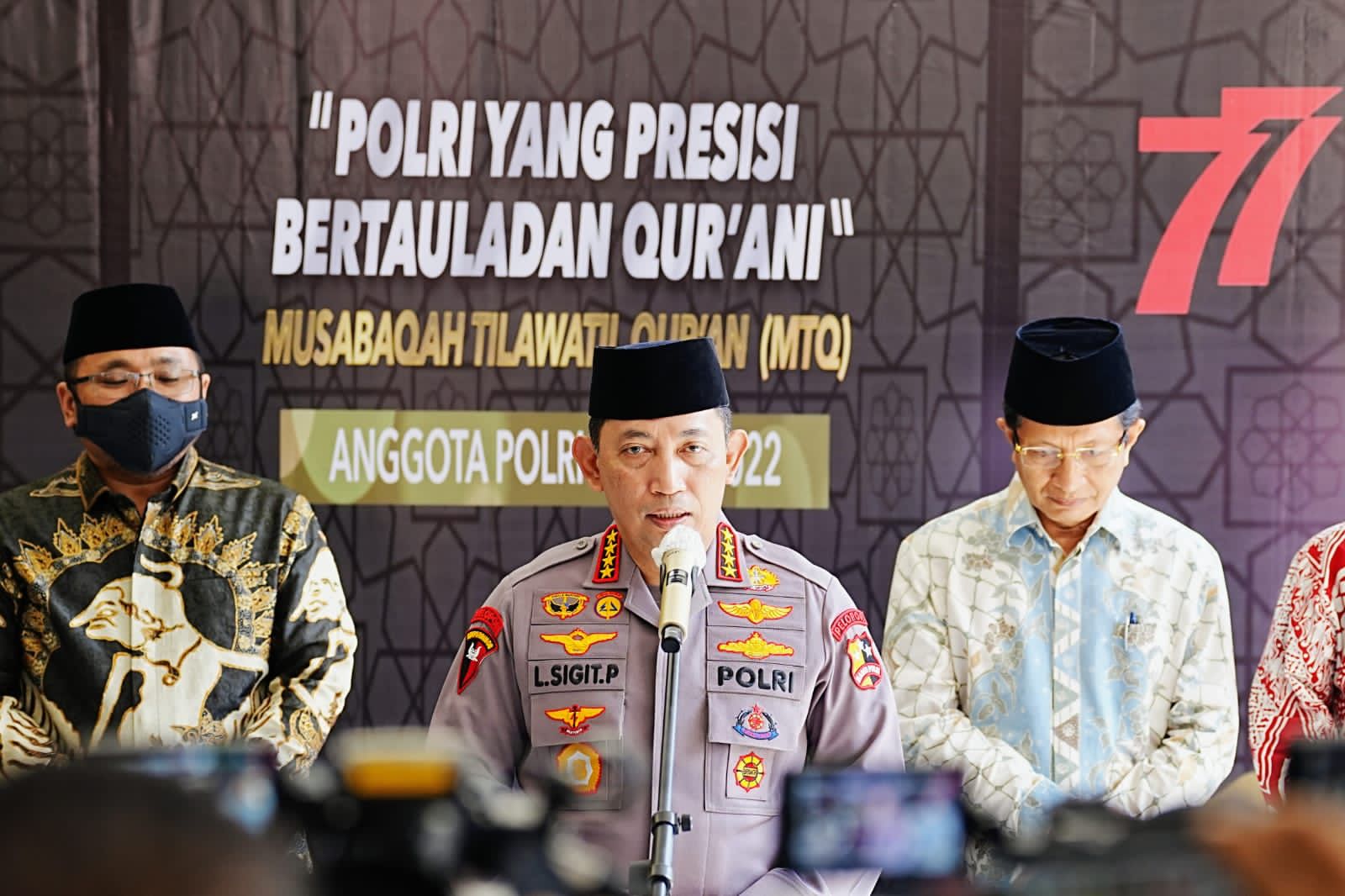 MTQ Polri 2022, Kapolri Listyo Ungkap Sejumlah Harapan
