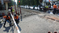 Akibat banyak Kecelakaan , PT KAI Tutup Perlintasan Tidak Resmi