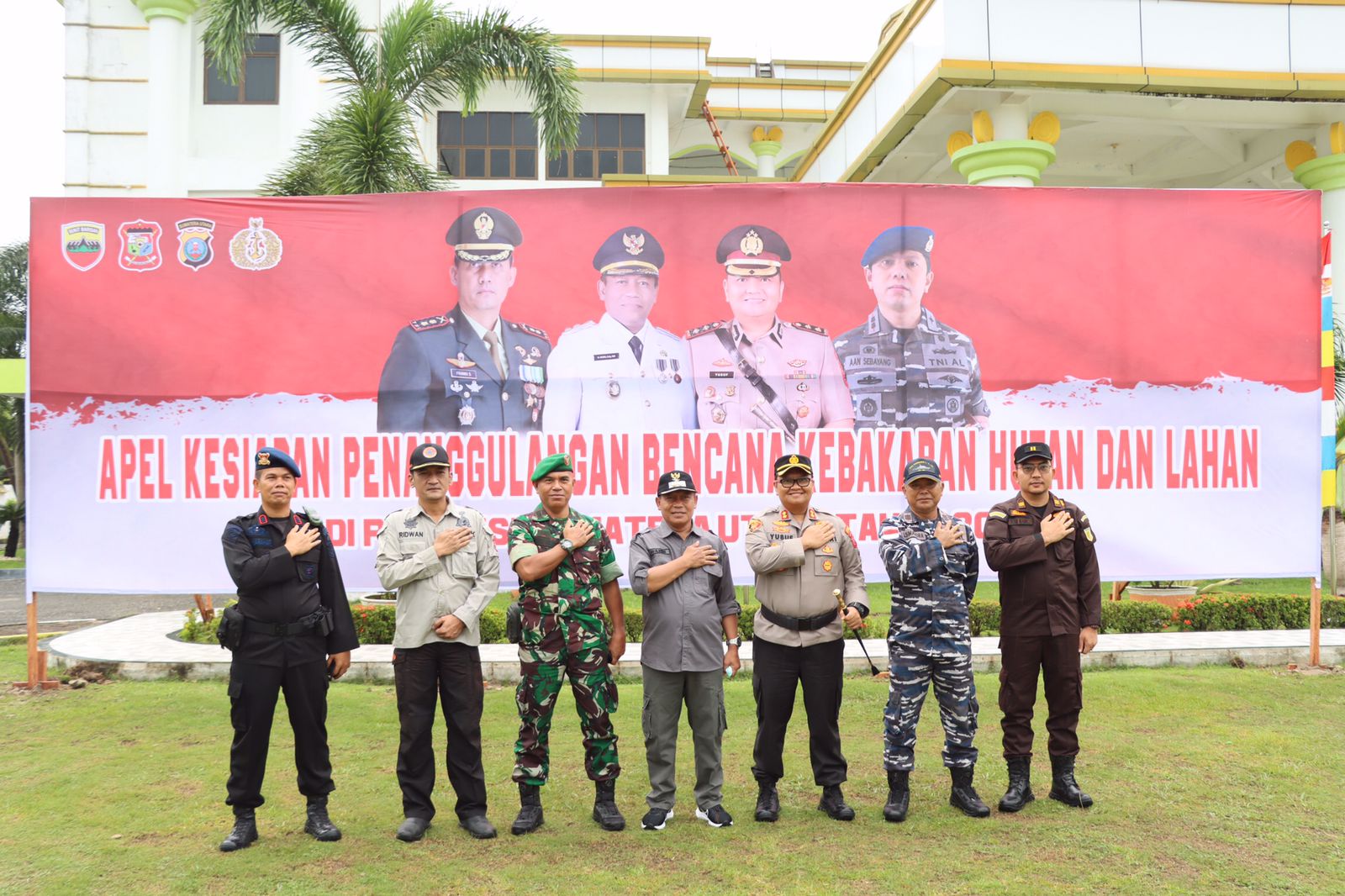 Kapolres Tanjungbalai Hadiri Apel Kesiapan Antisipasi Karhutla Di Kota Tanjungbalai